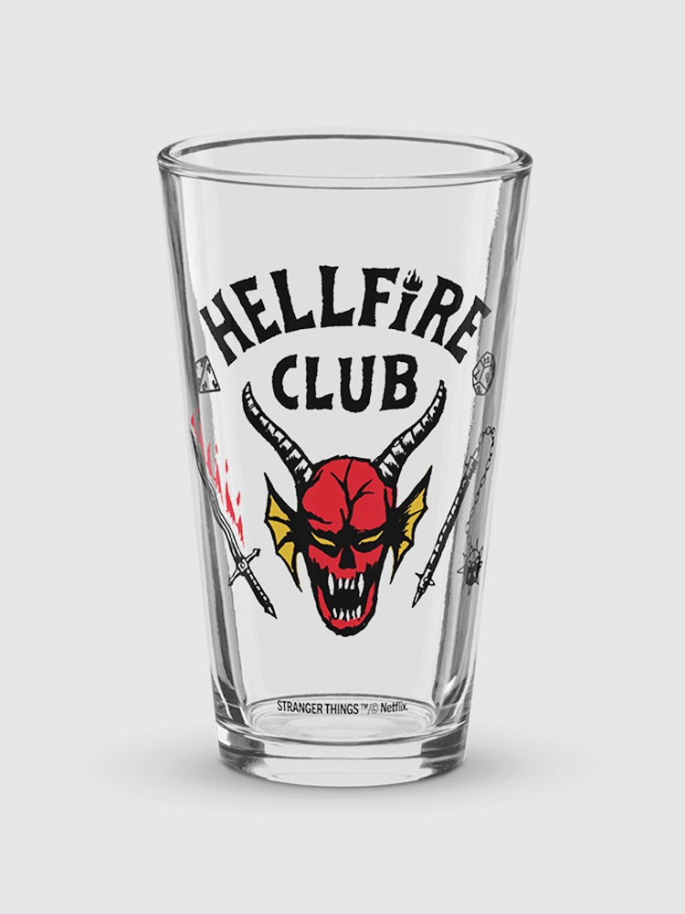 Stranger Things Hellfire Club Pint Glass