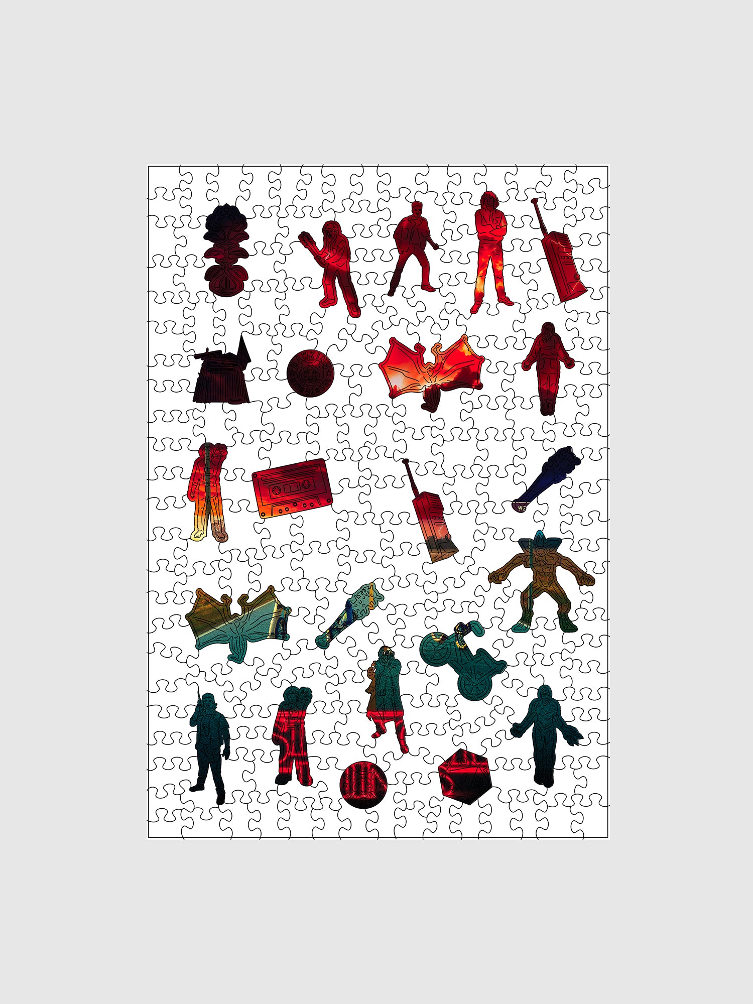 Stranger Things Into the Upside Down Wooden Jigsaw Puzzle