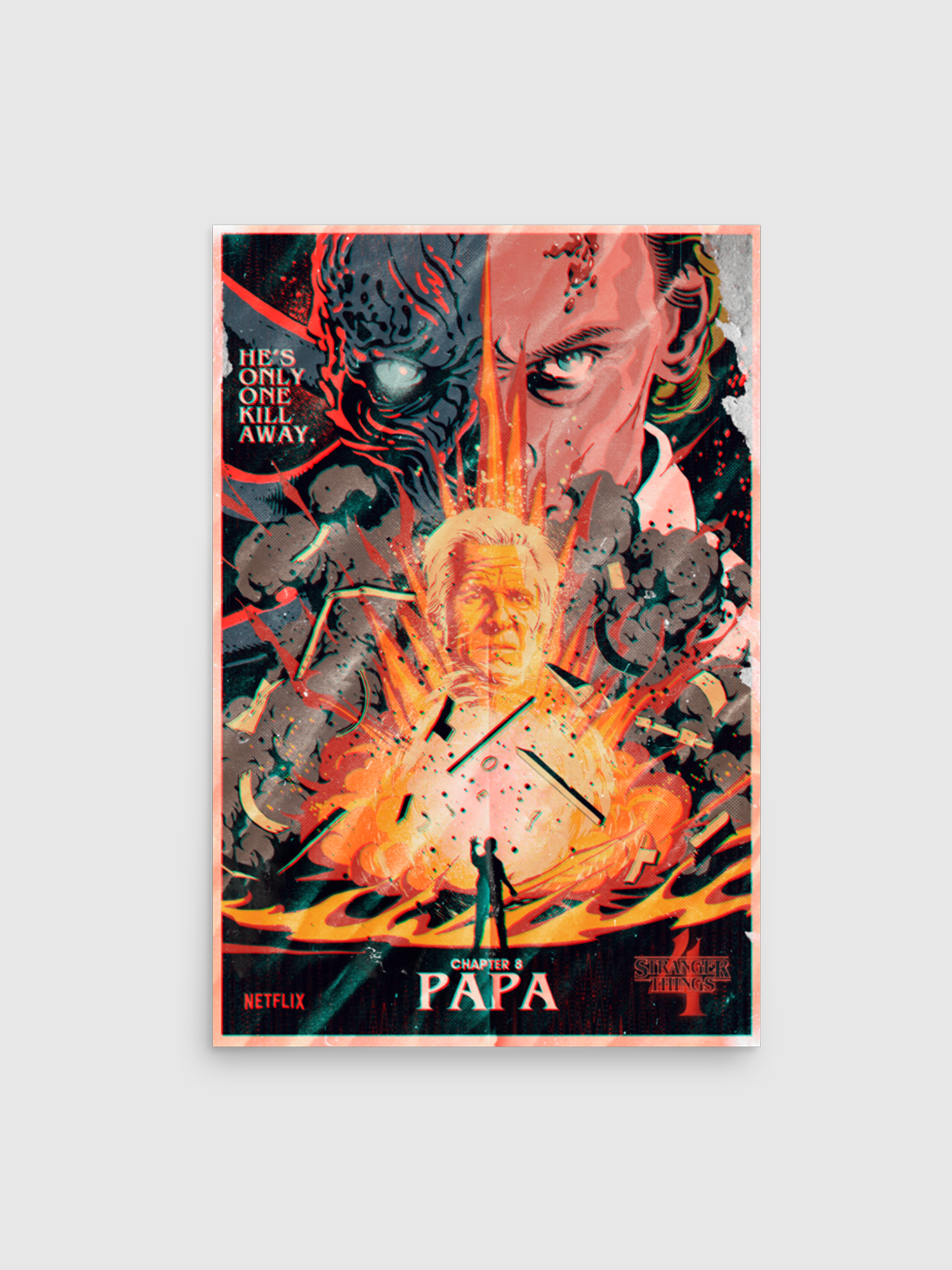 Stranger Things x Butcher Billy Papa Poster [24x36]