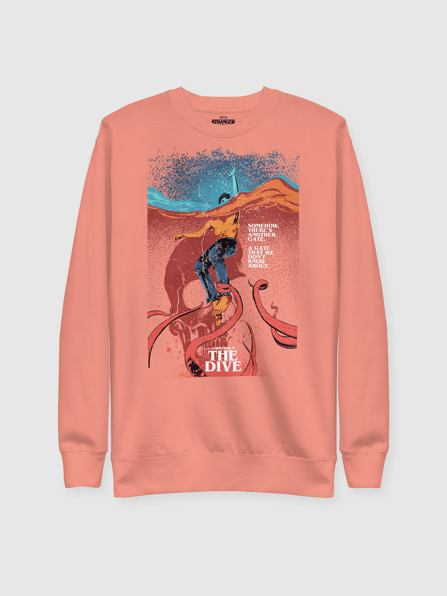 Stranger Things x Butcher Billy The Dive Sweatshirt [Dusty Rose]
