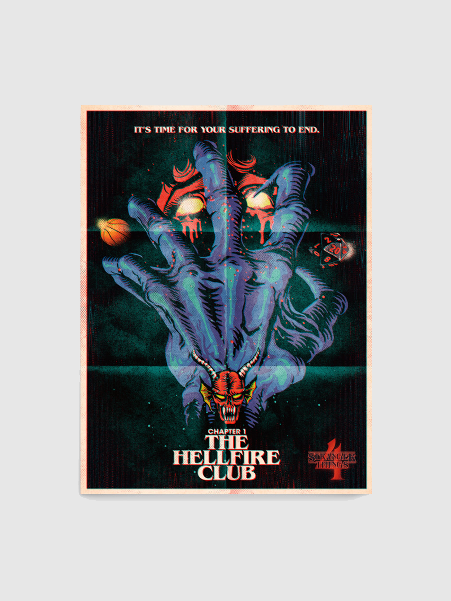 Stranger Things x Butcher Billy The Hellfire Club Poster [18x24]