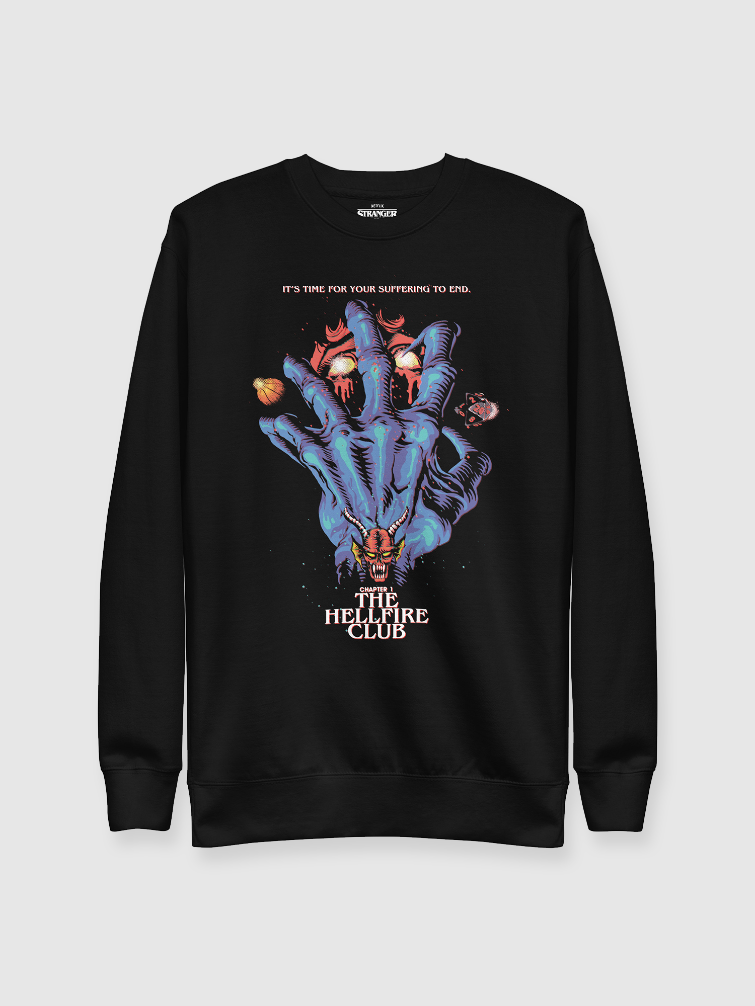 Stranger Things x Butcher Billy The Hellfire Club Sweatshirt [Black]