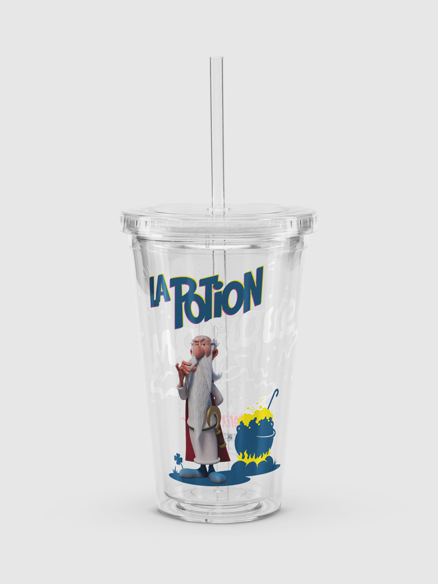 Astérix & Obélix La Potion Clear Plastic Tumbler
