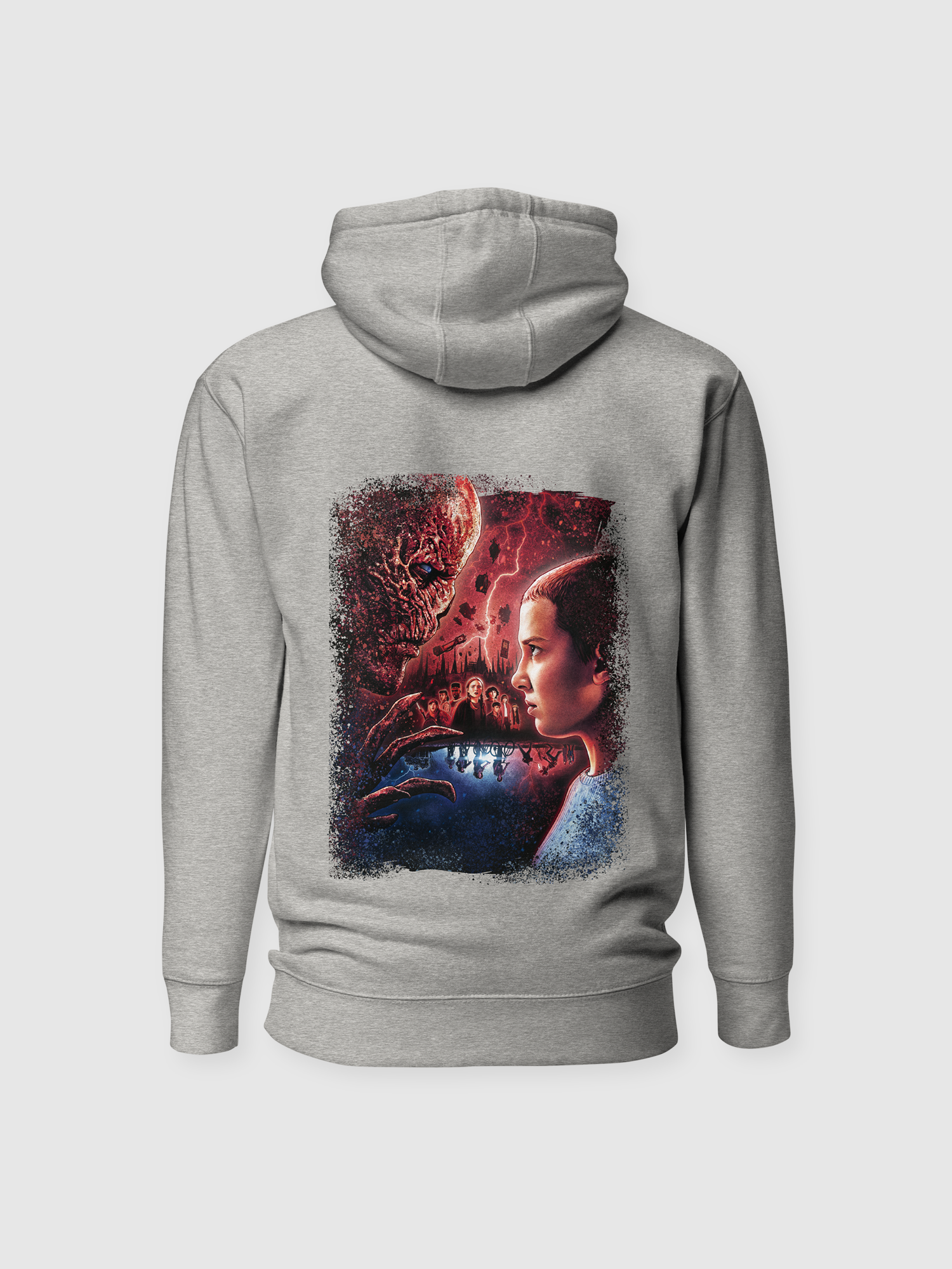 Stranger Things x Kyle Lambert Unisex Hoodie [Sport Grey]