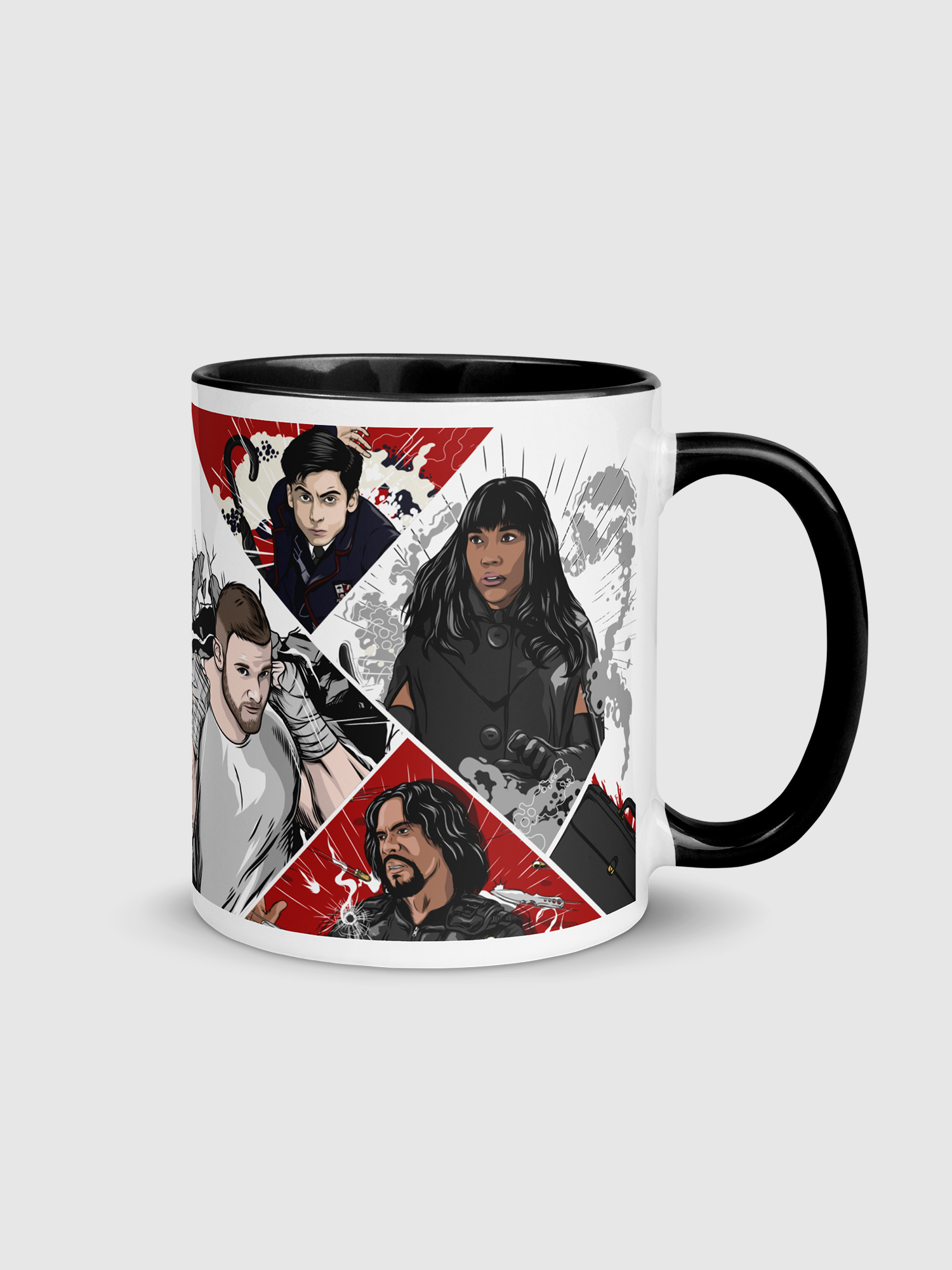 The Umbrella Academy Action Grid Mug