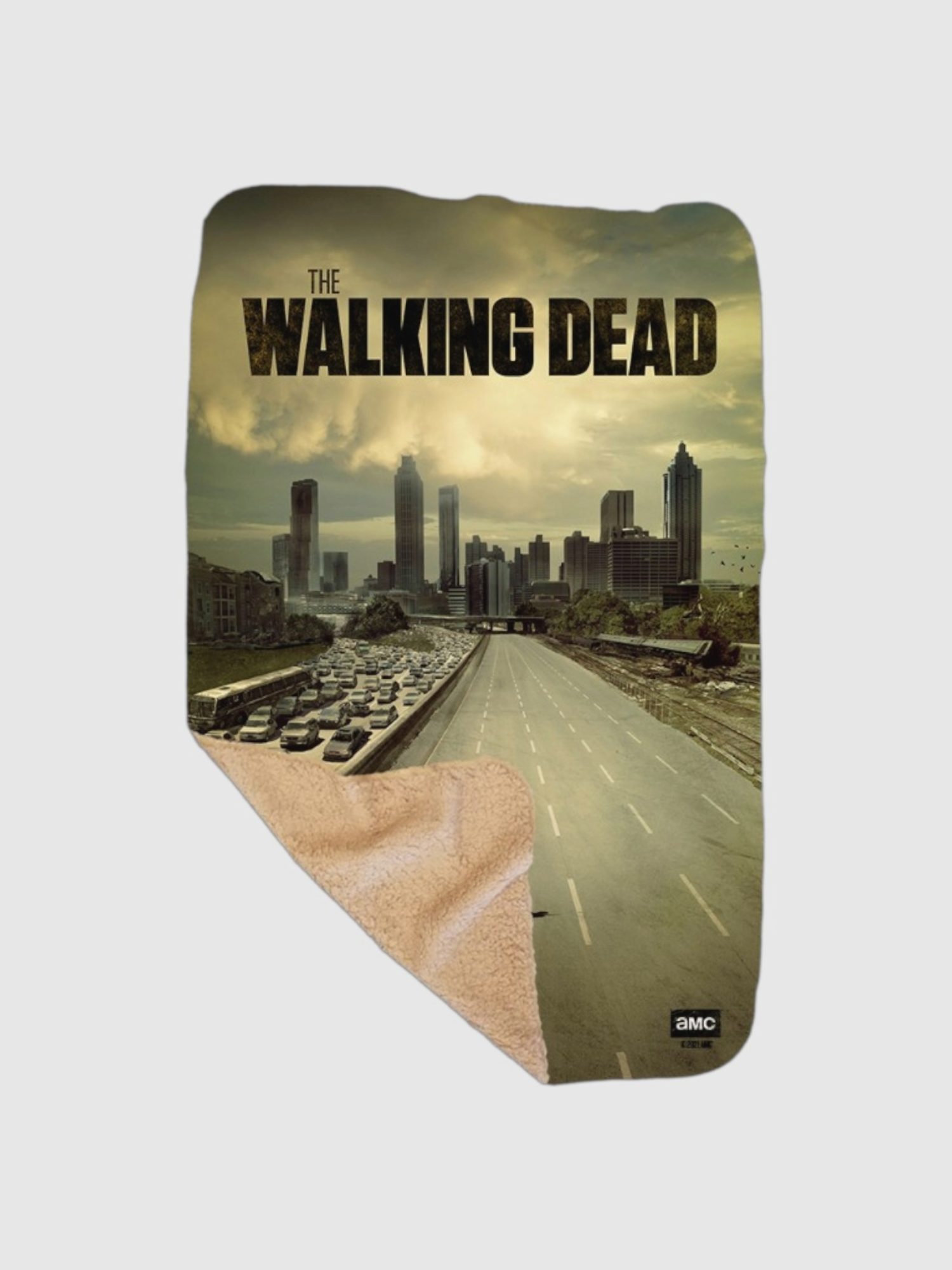 The Walking Dead Season 1 Key Art Sherpa Blanket