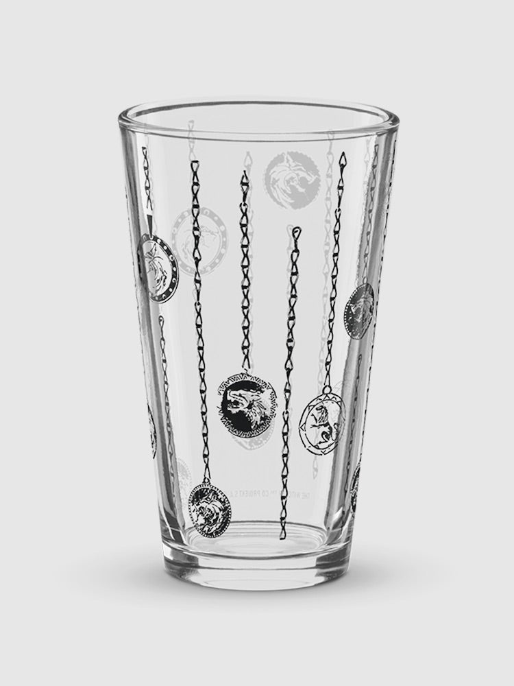 The Witcher Medallion Pint Glass