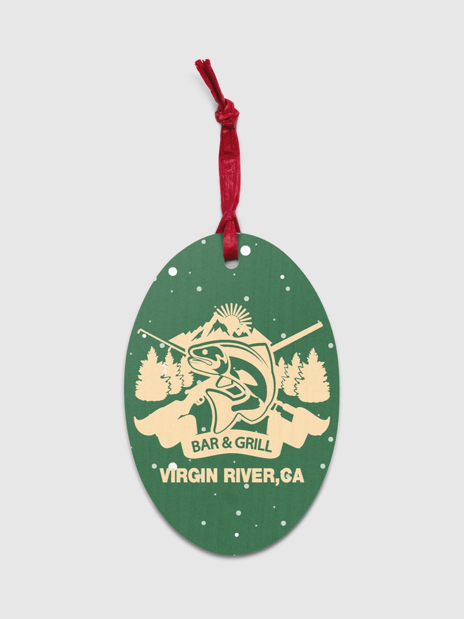 Virgin River Jack's Bar Wooden Ornament