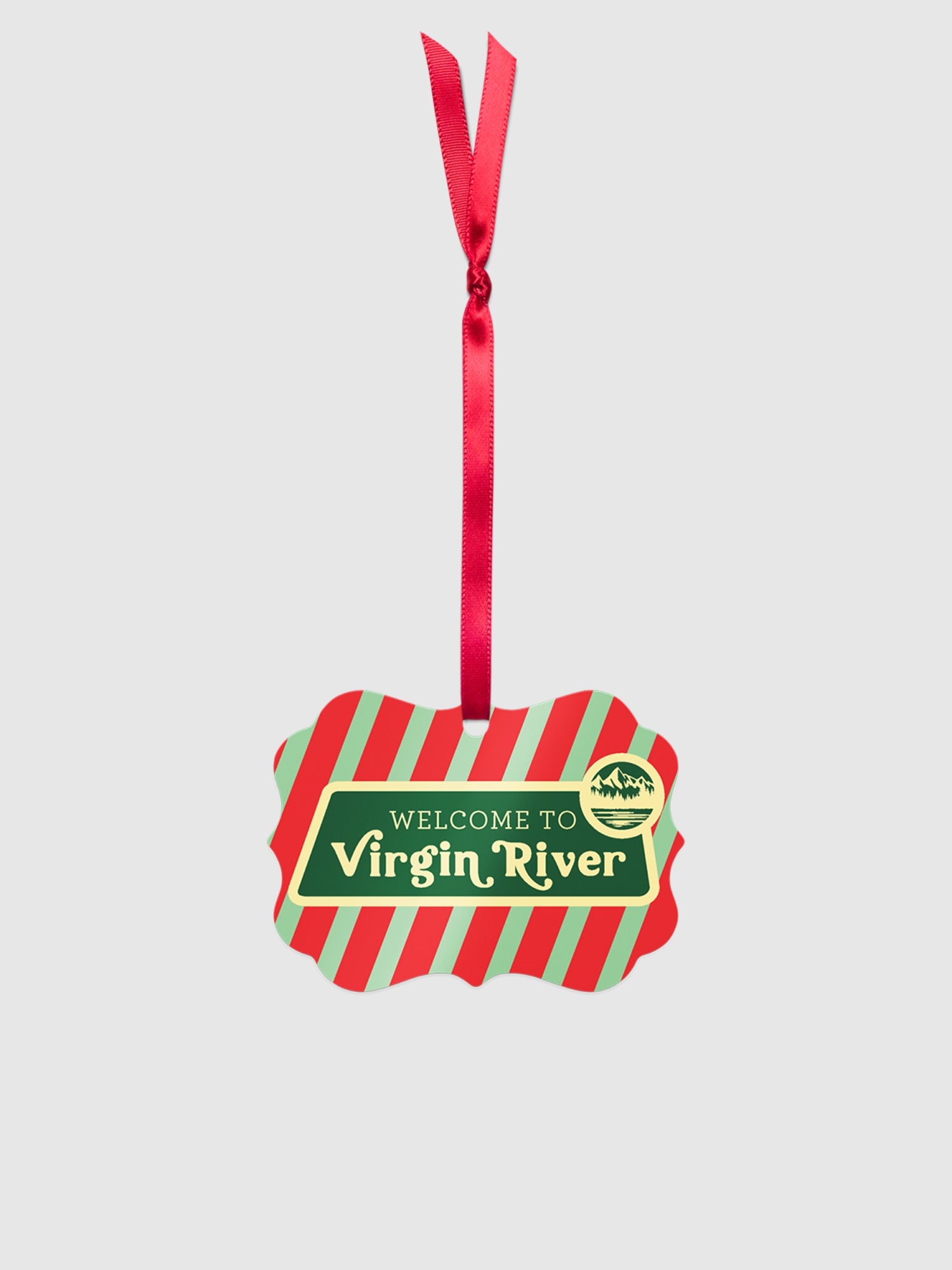 Virgin River Welcome Metal Ornament