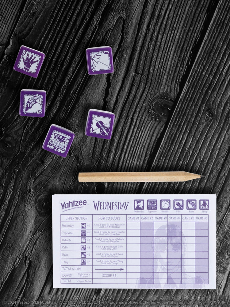 Wednesday Yahtzee