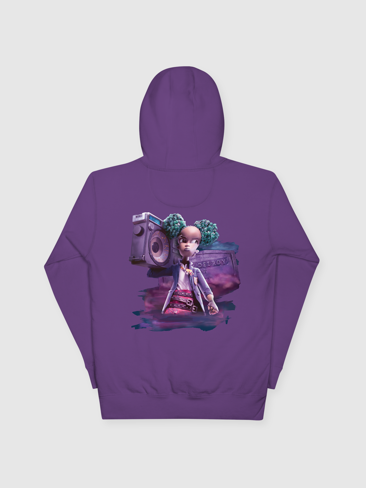Wendell & Wild Kat Premium Unisex Hoodie [Purple]