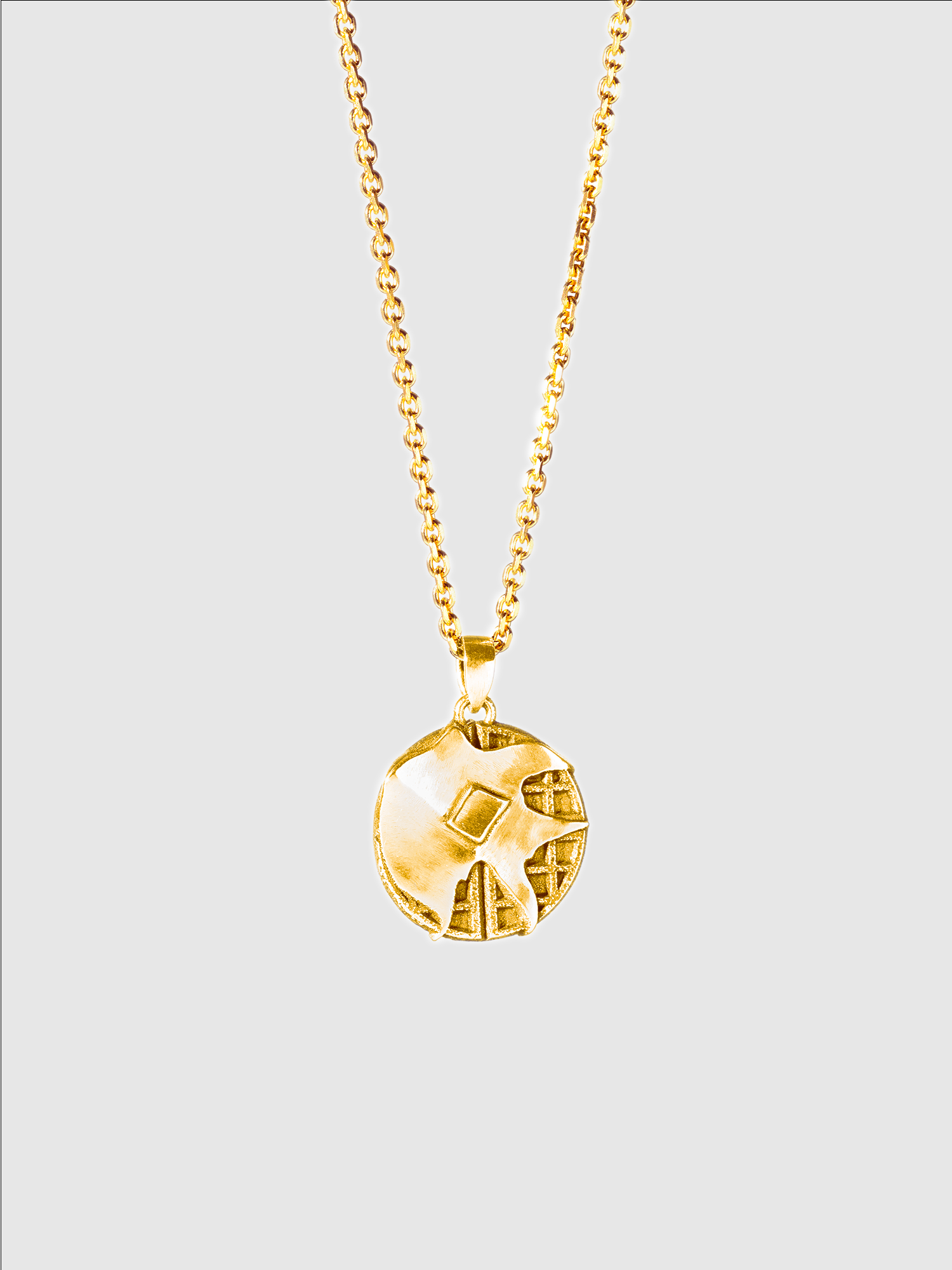 Stranger Things Waffle Necklace