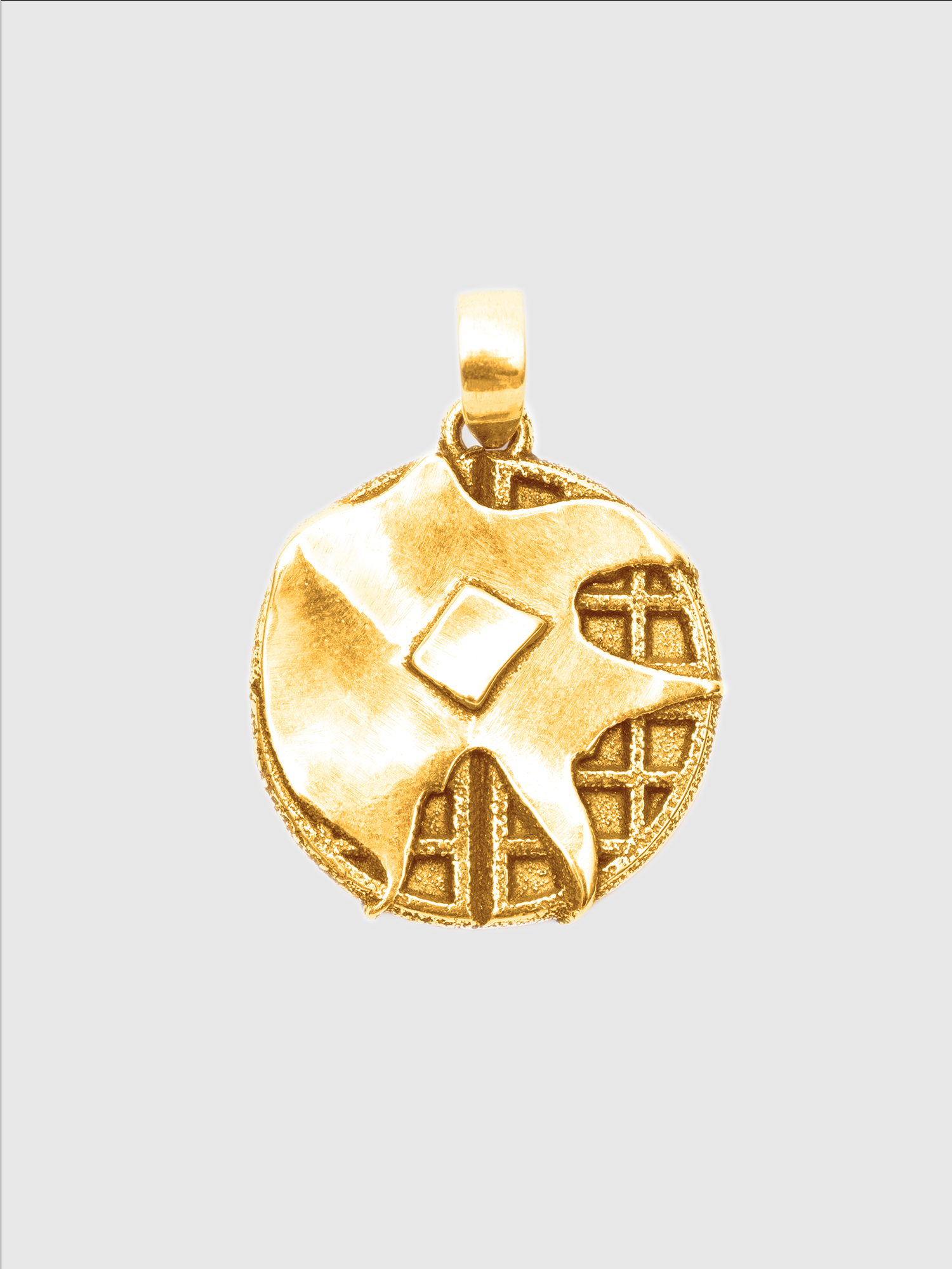 Stranger Things Waffle Necklace