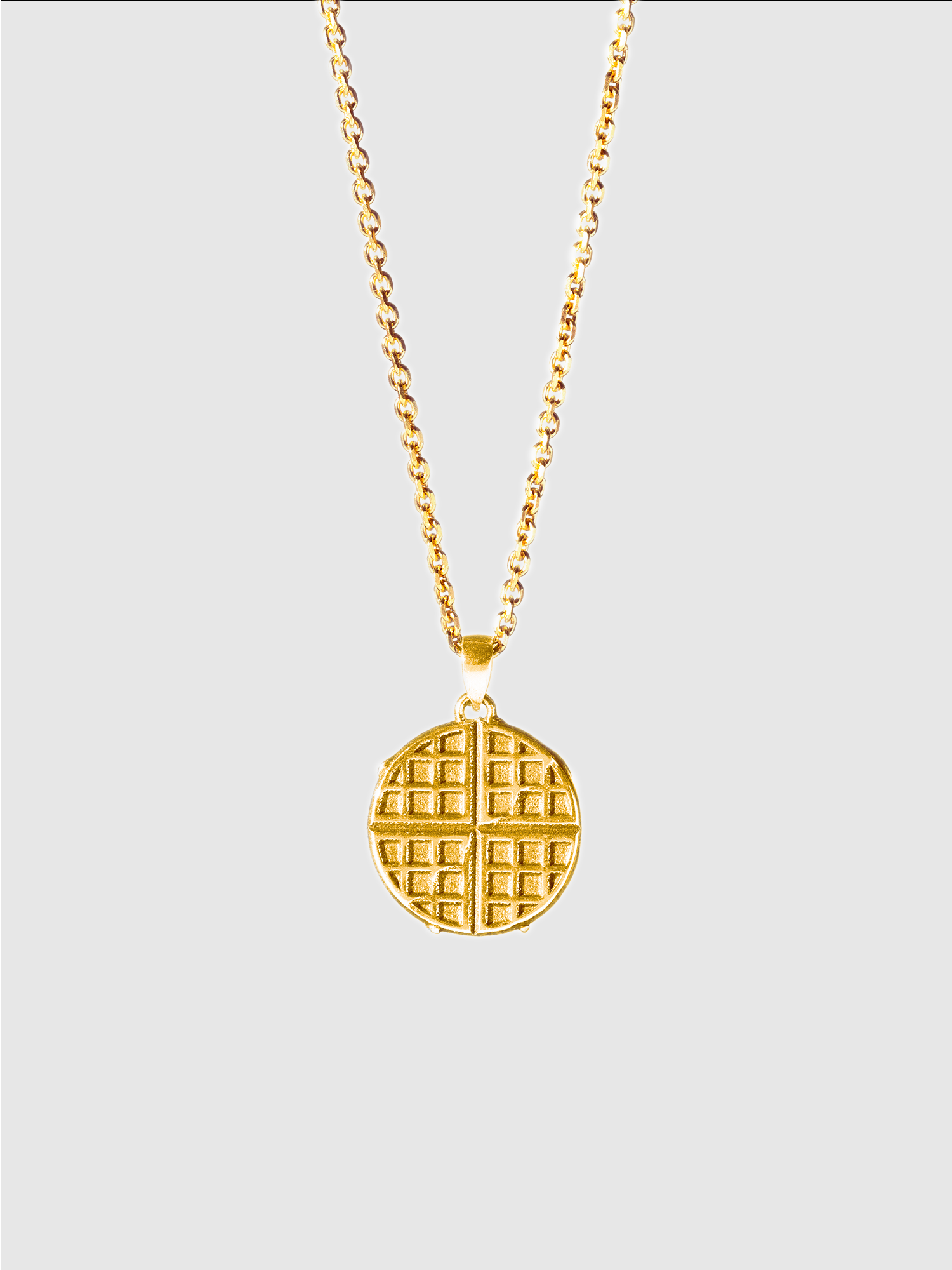 Stranger Things Waffle Necklace