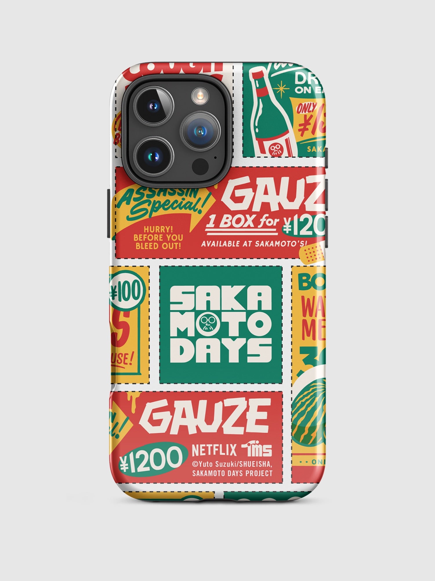 Sakamoto Days Coupons iPhone Tough Case