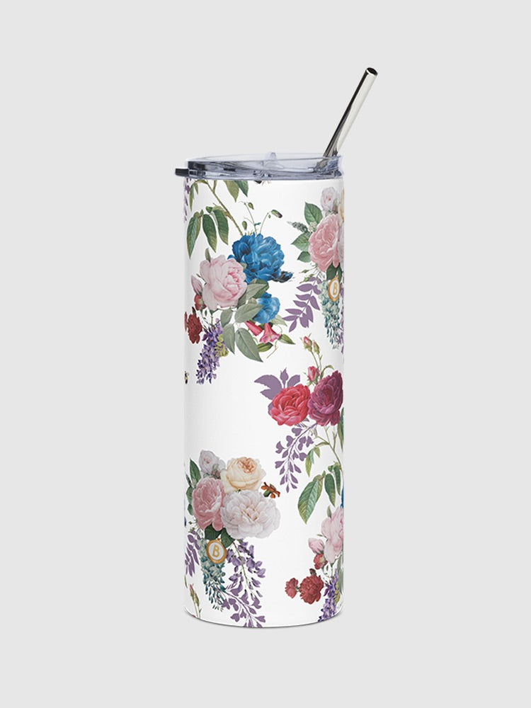 Bridgerton Floral 20 oz. Stainless Steel Tumbler