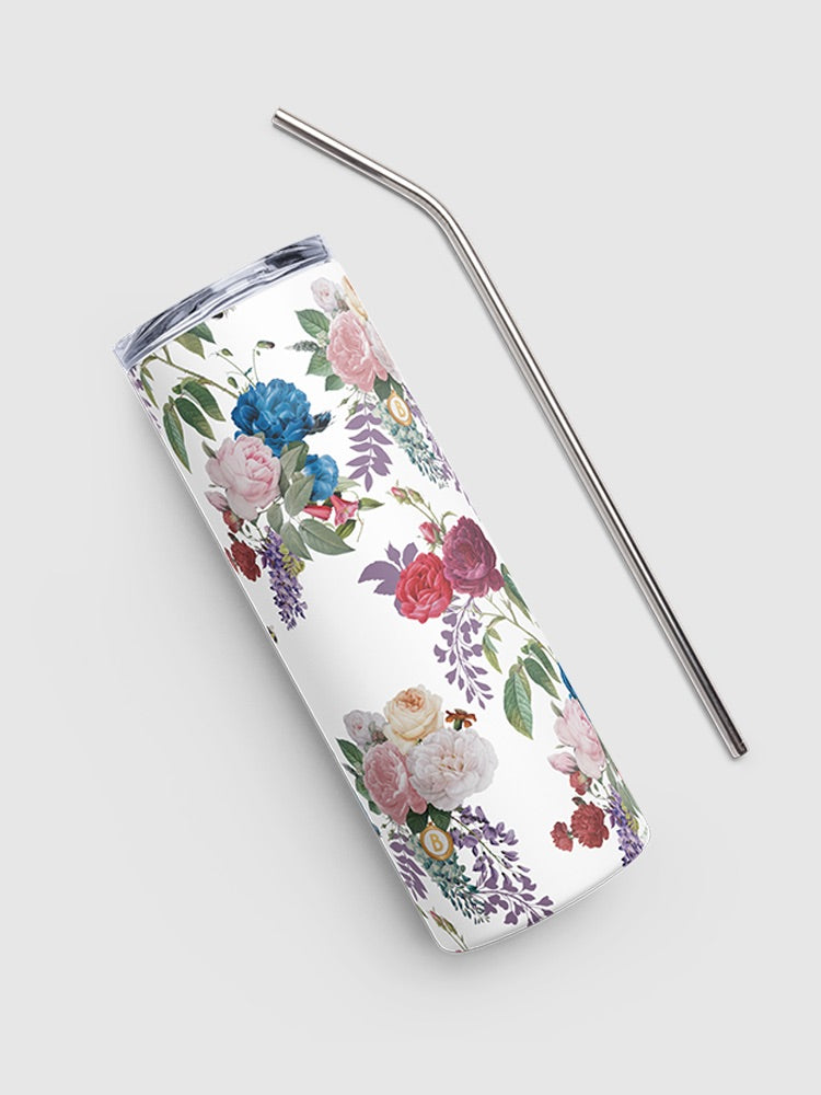 Bridgerton Floral 20 oz. Stainless Steel Tumbler