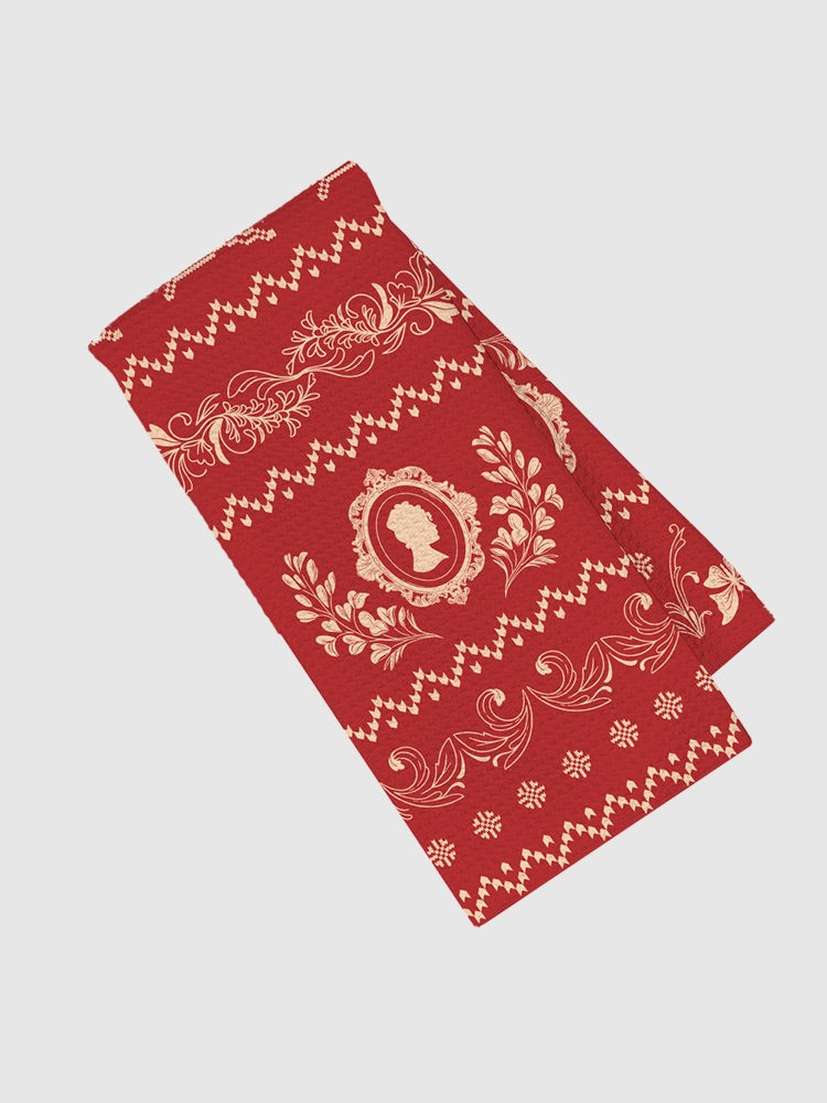 Bridgerton Holiday Pattern Kitchen Towel