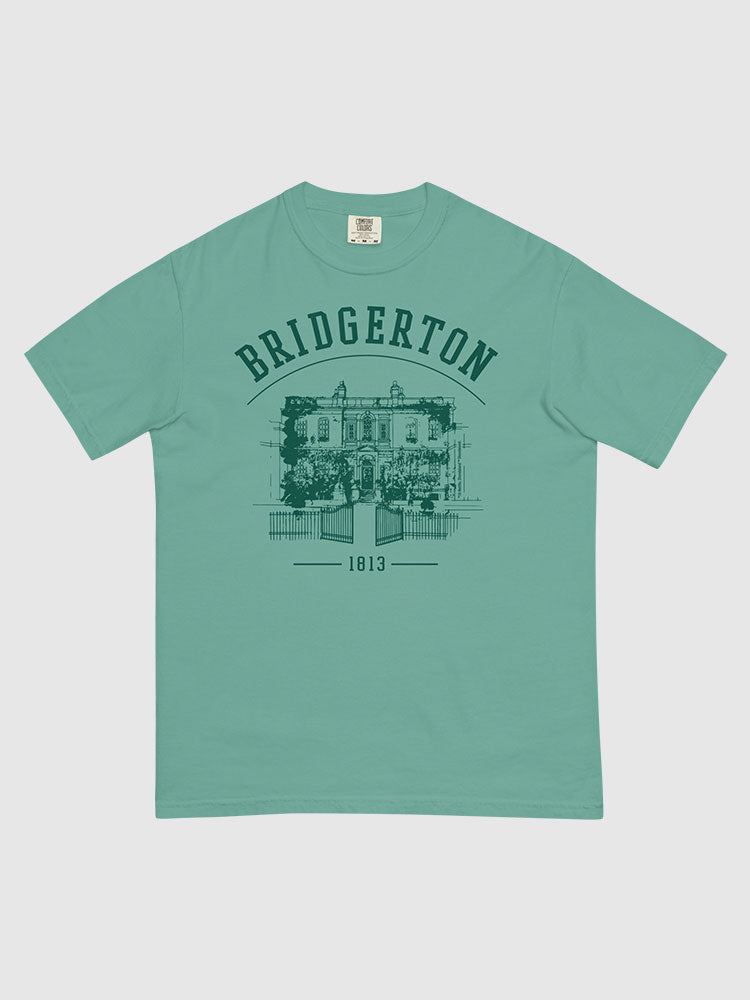 Bridgerton House Comfort Colors T-Shirt [Green House]