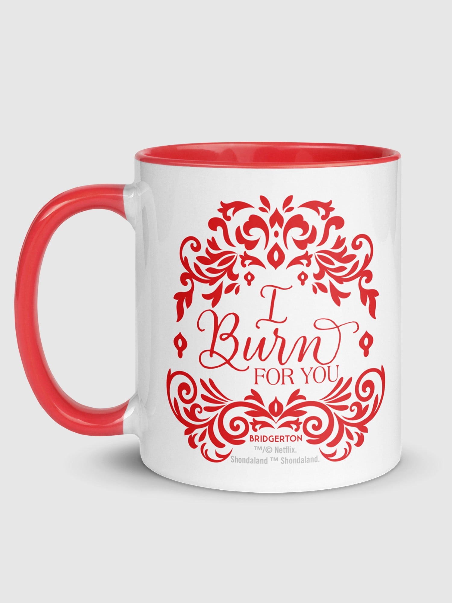 Bridgerton I Burn For You Personalized Two-tone Mug