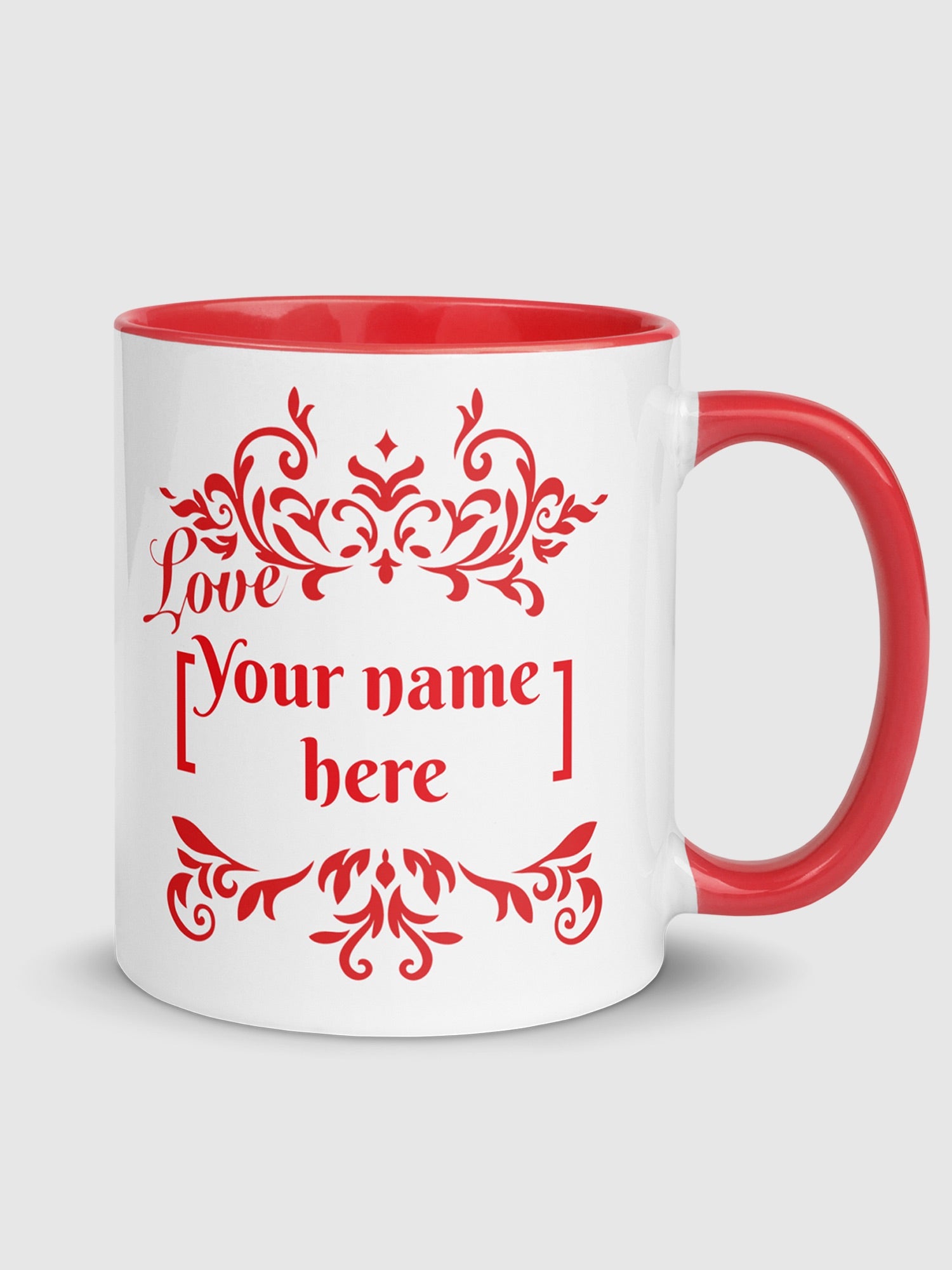 Bridgerton I Burn For You Personalized Two-tone Mug
