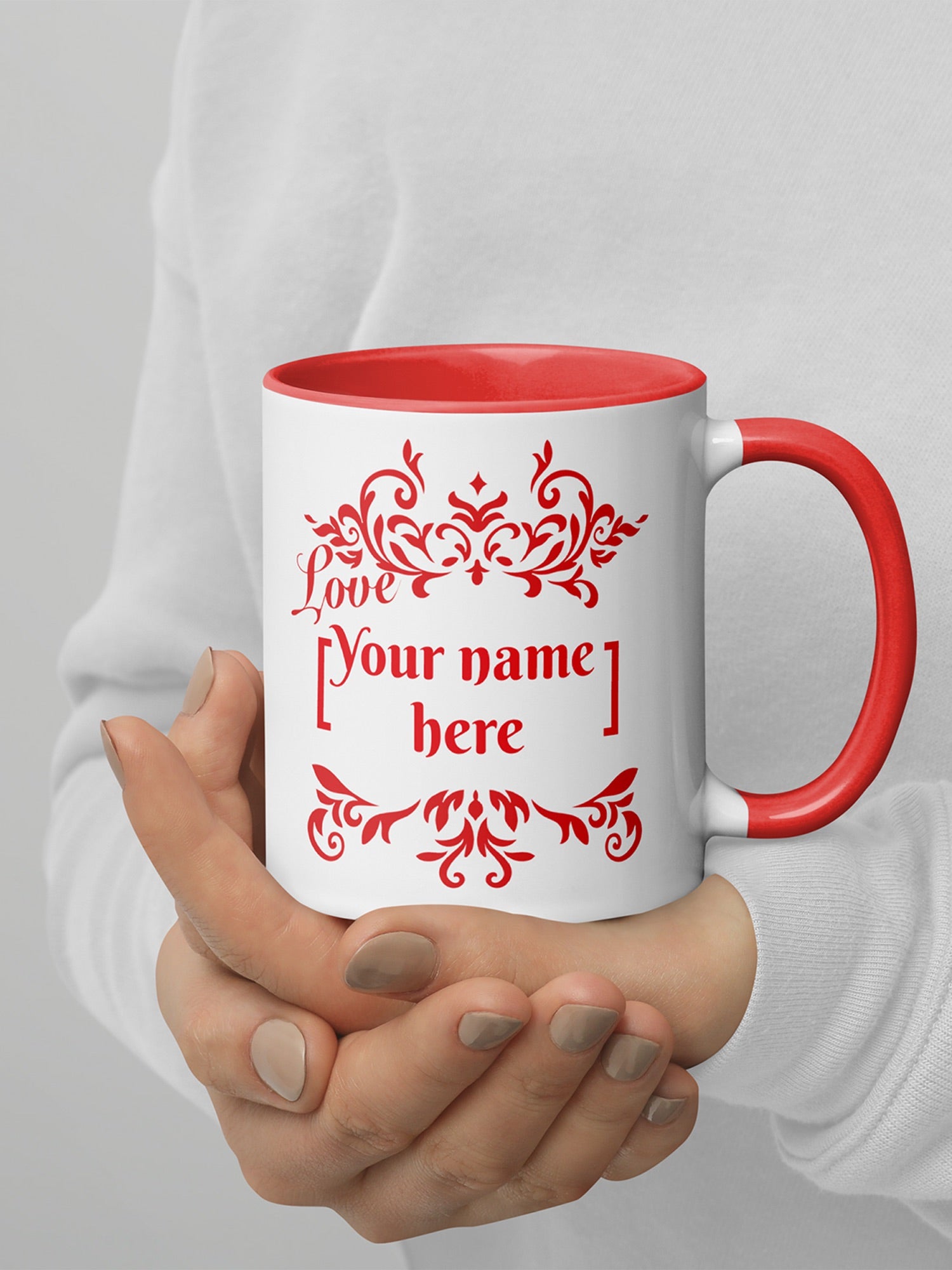 Bridgerton I Burn For You Personalized Two-tone Mug