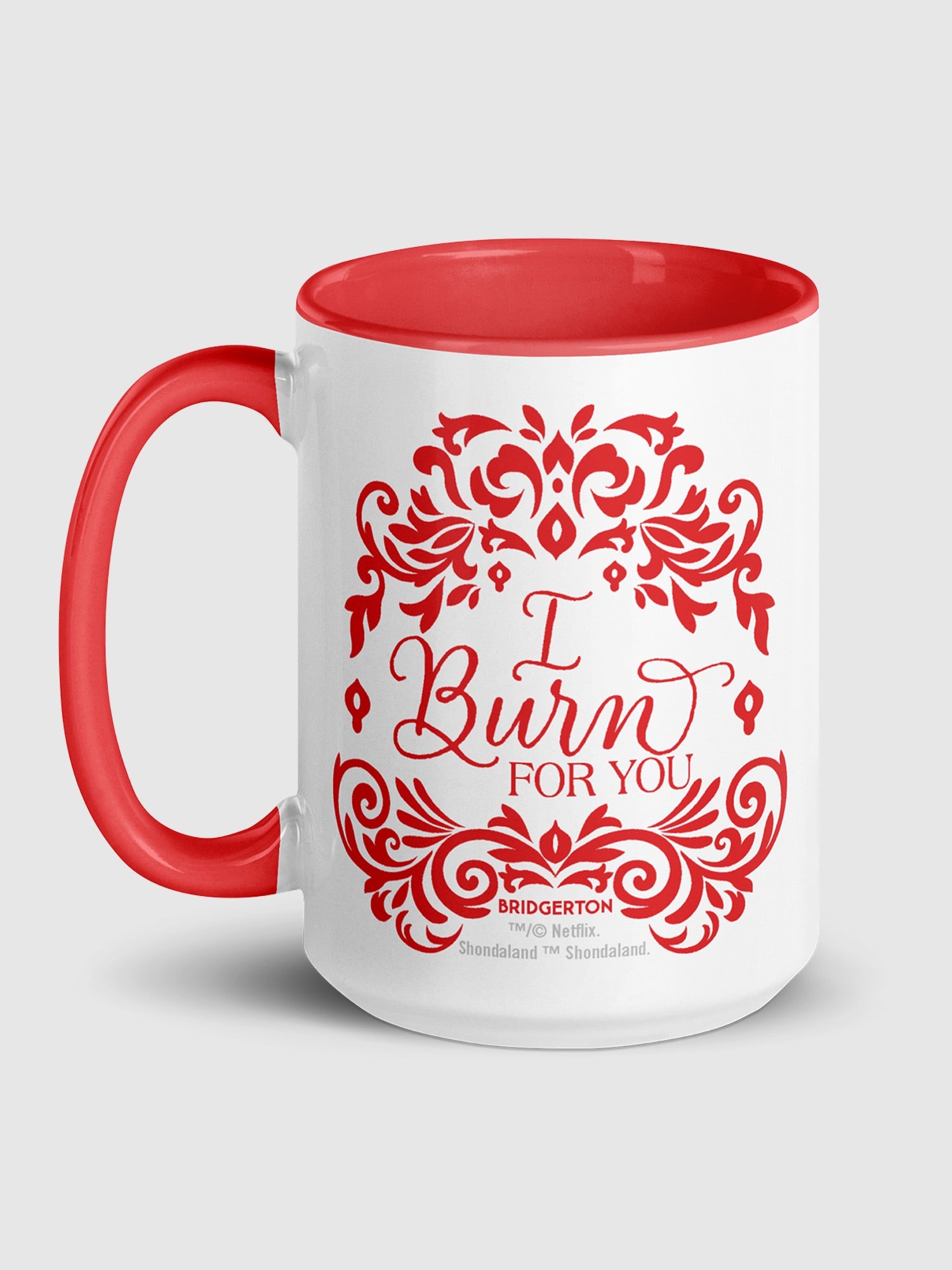 Bridgerton I Burn For You Personalized Two-tone Mug