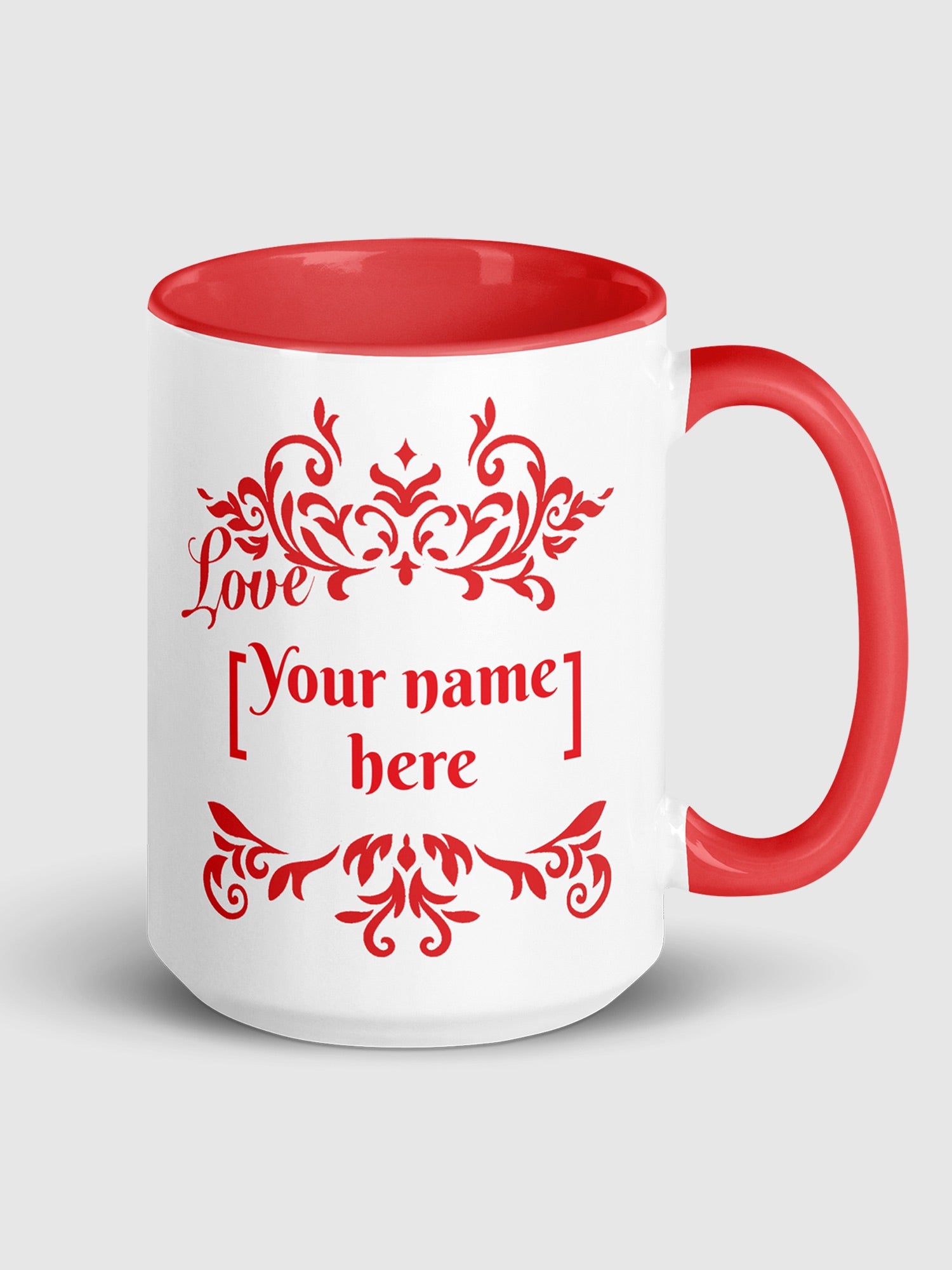 Bridgerton I Burn For You Personalized Two-tone Mug