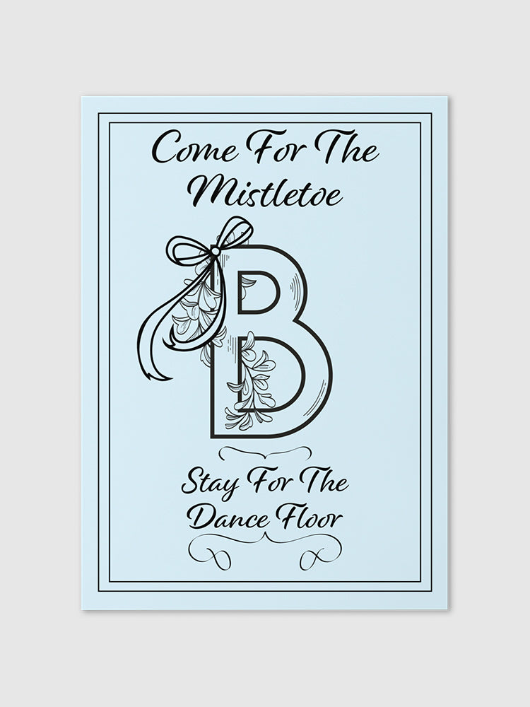 Bridgerton Mistletoe Holiday Greeting Card