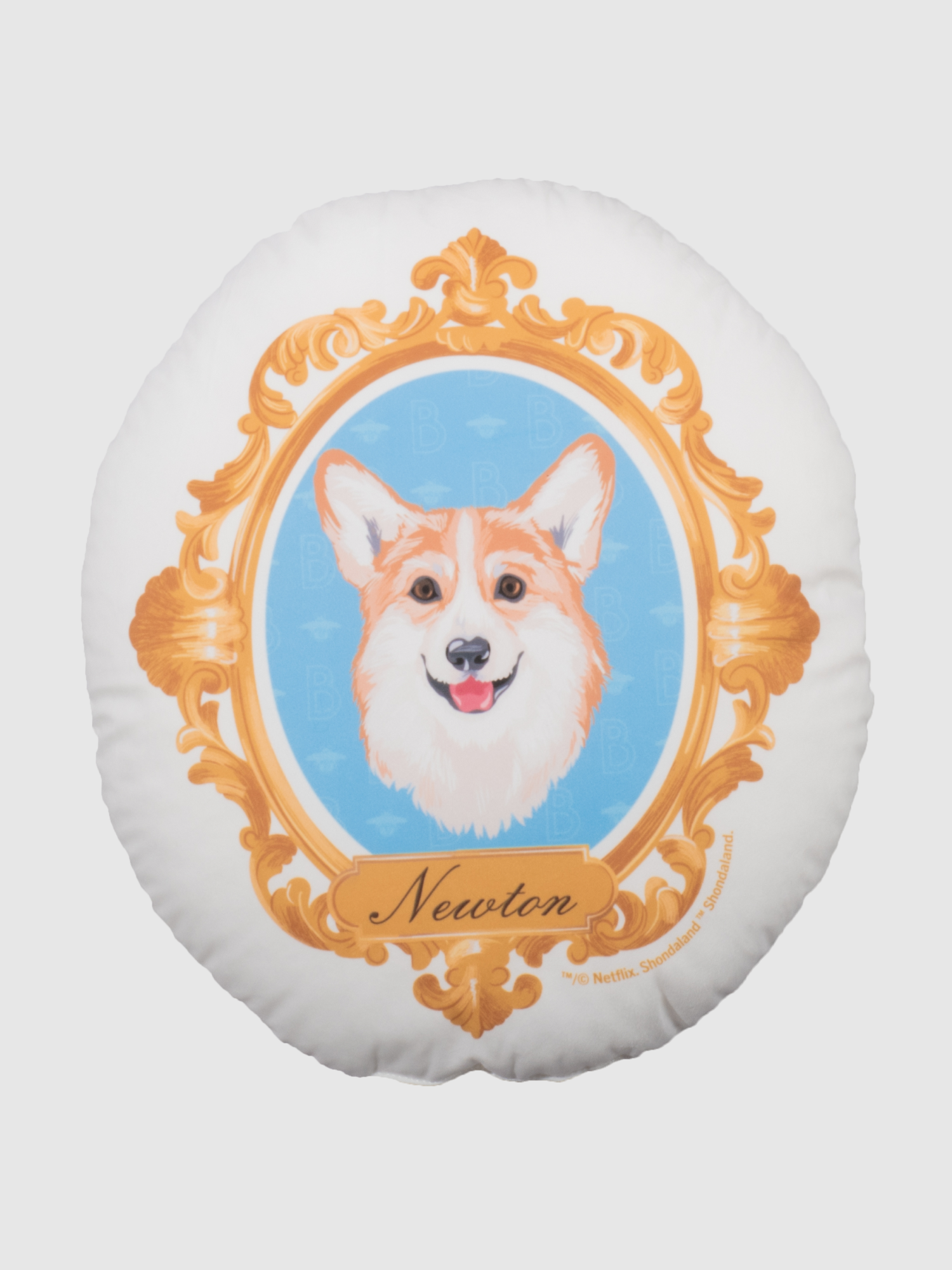 Bridgerton Newton the Corgi Pillow