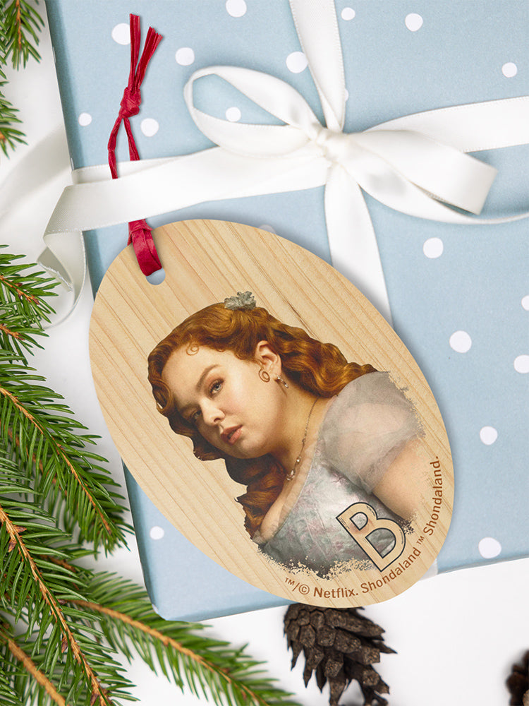 Bridgerton Penelope Wooden Ornament