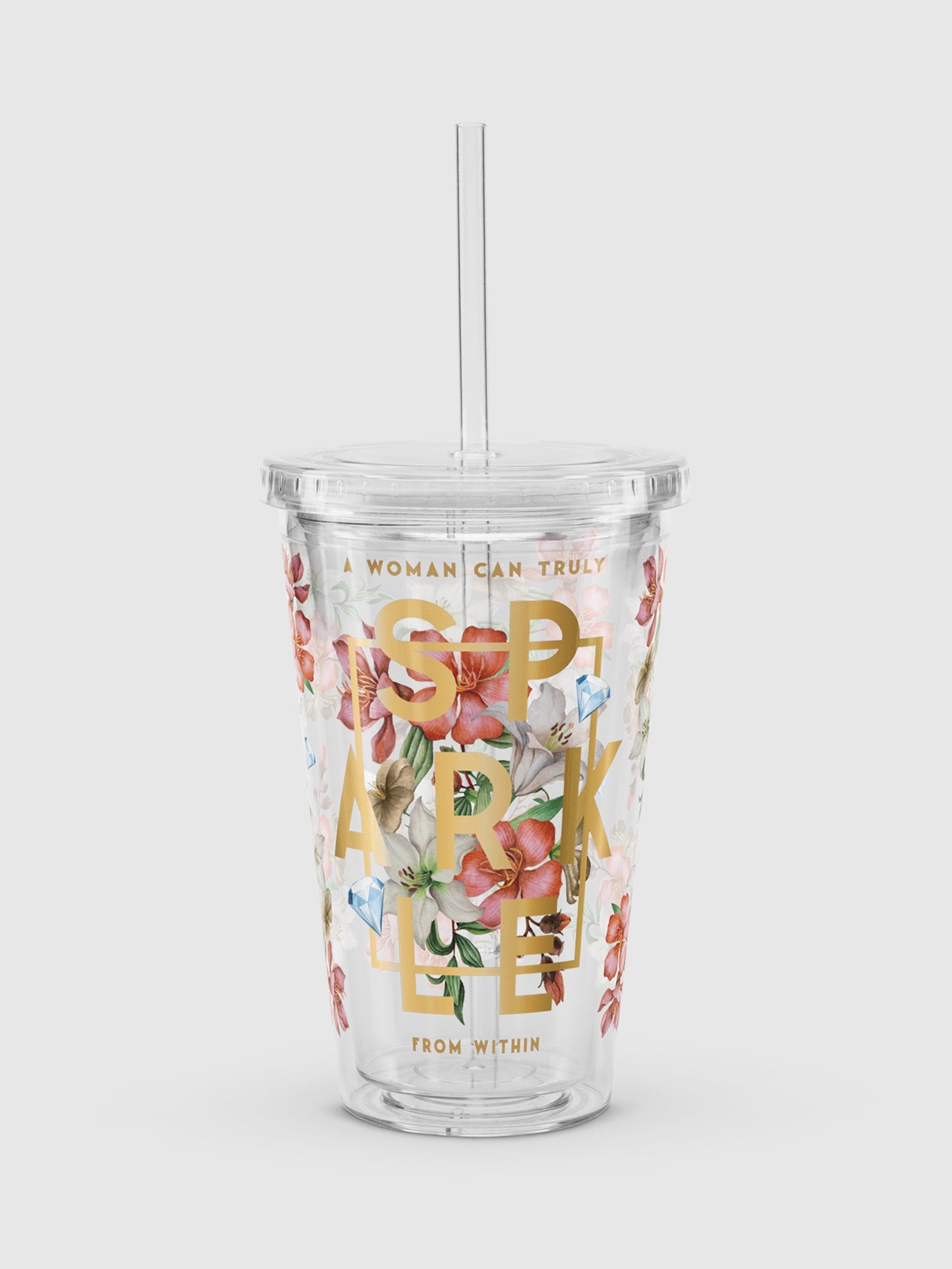 Bridgerton Sparkle Clear Tumbler