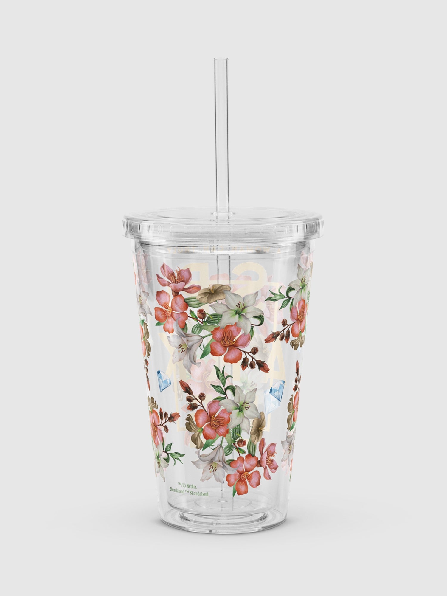 Bridgerton Sparkle Clear Tumbler