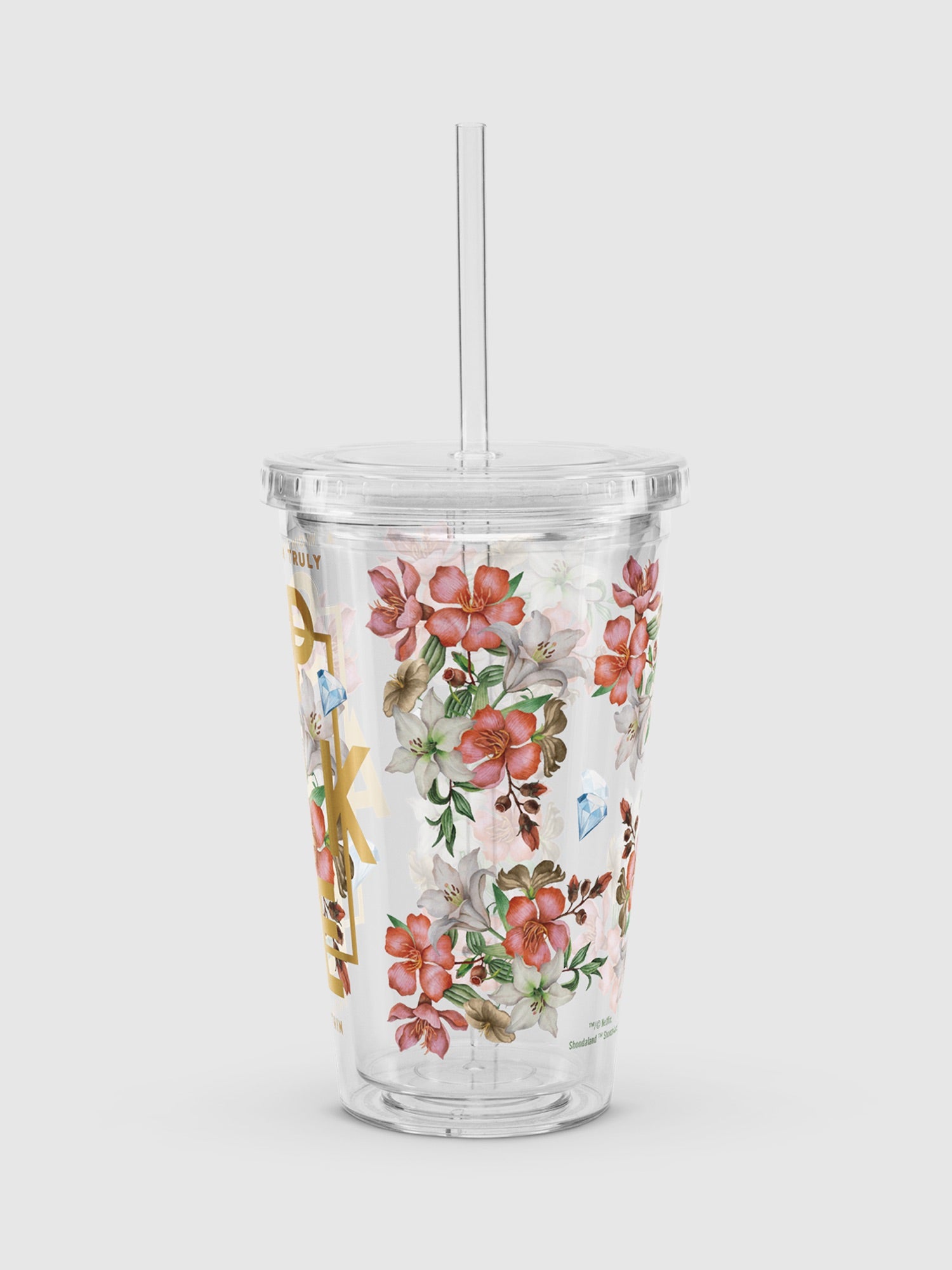 Bridgerton Sparkle Clear Tumbler